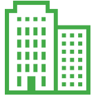 Office buildings icon