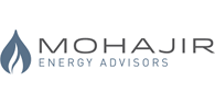 Logo of Mohajir Energy Advisors featuring a stylized flame icon on the left and the company name in text on the right.